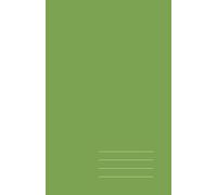 Minimalist Paperback Notebook - Avocado Green, Grid, 128 Pages: Elegant 5.5" × 8.5" journal for work, study, and creative ideas
