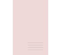 Minimalist Paperback Notebook - Cream Blush, Grid, 128 Page: Elegant 5.5" × 8.5" journal for work, study, and creative ideas