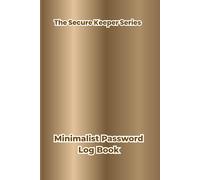 Minimalist Password Log Book