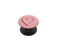 Minimalist Pink Heart Romantic Love Aesthetic PopSockets Adhesive PopGrip
