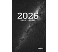 Minimalist ramz 2026 daily and monthly planner, January-December 2026, A5 5.5"X8.5", Hardcover (interstellar design), premium-quality paper, perfect for gifting.