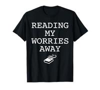 Minimalist Reading Book Lover Design - Men Women - Reading T-Shirt