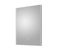 LED Illuminated Touch Sensor Mirror Demister Chrome 700x 500mm Balterley Silver One Size