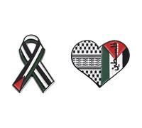 Minimalist Ribbon Stripe Lapel Pin Set - Unisex Zinc Alloy Love Shape & Striped Brooch for Jacket, Suit, Denim (2 Designs, Lightweight)