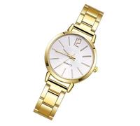 Minimalist Rose Gold Women's Dress Watch Profile Metallic Strap Accurate Movement Day/Night Wear Comfort Mineral Glass Watch