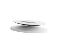 Minimalist Rotatable Stand for Echo Show 5 Offering Direct Line-of-Sight Alignment and Reduced Visual Obstruction (White)
