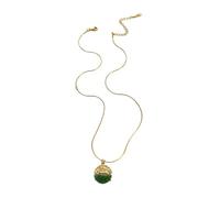 Minimalist Round Pendant Layering Necklace Adjustable Chain French Styles Jewelry For Women Lightweight And Comfortable Contemporary Adjustable Clasp Necklace