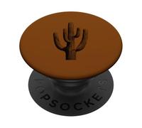 Minimalist Saguaro Cactus Desert Graphic PopSockets Adhesive PopGrip