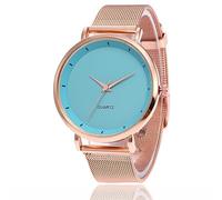 Minimalist Scale Ultra-Thin Mesh Band Quartz Watch for Women Comfortable and Perfect Fit on Wrist, green