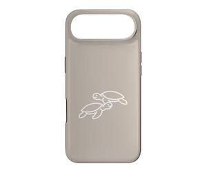 Minimalist Sea Turtle Duo Line Art Case for iPhone Air