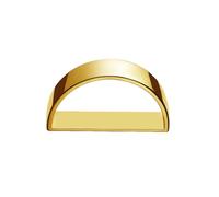 Minimalist Semicircle Silk Scarf Ring Slides Clip for Women Scarves Shawl T Shirt Fashion Gold Plated D Shaped Belt Holder Clasp for Dress Clothing Accessories Trendy Jewelry, S, Metal, No Gemstone
