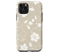 Minimalist Serenity Blooms Floral Elegance Design Case for iPhone 11 Pro