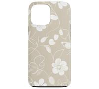 Minimalist Serenity Blooms Floral Elegance Design Case for iPhone 13 Pro Max
