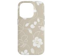 Minimalist Serenity Blooms Floral Elegance Design Case for iPhone 14 Pro