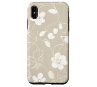 Minimalist Serenity Blooms Floral Elegance Design Case for iPhone XS Max