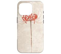 Minimalist Single Japanese Floral design Case for iPhone 16 Pro