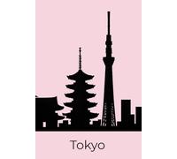 Minimalist Skyline Silhouettes: Tokyo Notebook: A 6"x9" Lined Notebook Featuring a Minimalist Silhouette of the Tokyo Skyline - 90 Pages, Soft Matte Cover