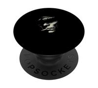 Minimalist Smoking Face Abstract Smoker Profile PopSockets Adhesive PopGrip