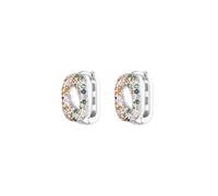 Minimalist Snake-shaped Zircon Earrings For women Gold Color Stainless Steel Compact Pierced Trends Wedding Jewelry(E5829P-2)