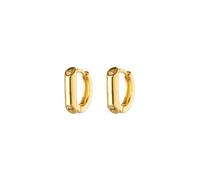 Minimalist Snake-shaped Zircon Earrings For women Gold Color Stainless Steel Compact Pierced Trends Wedding Jewelry(E5811G)