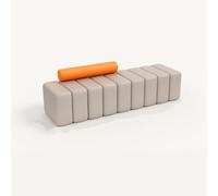 Minimalist Sofa Set for Business Negotiations and Lounges, Modular Design for 4s Stores, Bank Lobbies, and Art Museums - 2 Pieces