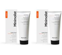 Minimalist SPF 50 Light Fluid Sunscreen (Pack of 2)