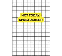 Minimalist Spreadsheet Notebook: Sl unny Office Gift for White Collar Workers, Accountants, Data Analysts, Excel Lovers, and Programmers, Gag ... Lined Journal Paper, 120 Pages, Paperback