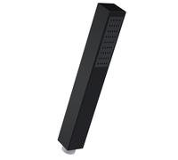 Minimalist Square Single Function Shower Handset - Matt Black