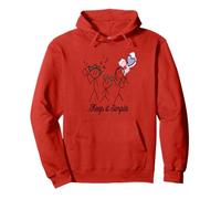 Minimalist Stickman Drawing with Inspiring Keep It Simple Pullover Hoodie