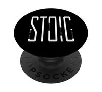 Minimalist Stoic Virtues Wisdom Courage Temperance Justice PopSockets Adhesive PopGrip
