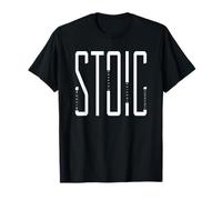 Minimalist Stoic Virtues Wisdom Courage Temperance Justice T-Shirt