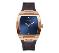 Minimalist Style Leather Bracelet Watch- male- Guess- Watches- Yellow- ONE SIZE- Accessories ONE SIZE