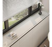 Minimalist Style Windowsill Protector, Dustproof Waterproof Window Sill Mat, Anti-skid Scratch-resistant Bay Window Cushion for Indoor(L120x20cm(47x8"))