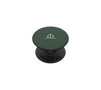 Minimalist Three Crosses Faith Graphic PopSockets Adhesive PopGrip