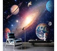 Minimalist Three Dimensiona Universe Starry Sky Planets 3D Wallpaper Luxury Home Dining Decor Paste Sofa Living Room The Wall for Bedroom Mural-400cm×280cm