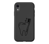 Minimalist Tooth and Brush Dental Office Profession Case for iPhone XR