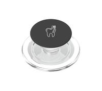 Minimalist Tooth and Brush Dental Office Profession PopSockets PopGrip for MagSafe
