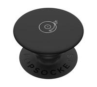 Minimalist Vinyl Record Player Tone Arm - Anthracite PopSockets Adhesive PopGrip