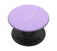 Minimalist Vinyl Record Player Tone Arm - Lilac PopSockets Adhesive PopGrip