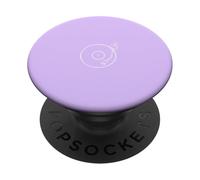 Minimalist Vinyl Record Player Tone Arm - Lilac PopSockets Adhesive PopGrip