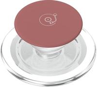 Minimalist Vinyl Record Player Tone Arm - Rose PopSockets PopGrip for MagSafe