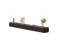 Minimalist Wall-Mounted TV Stand - Sleek Entertainment Center with Storage - Modern Floating TV Console for Media Devices (Black, M)