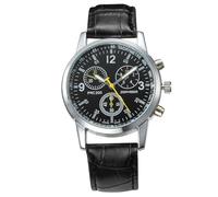 Minimalist Watch For Men,Wristwatches For Men | Fashion Watches For Men For Business | Practical Timing Tool, Simple Watch For Men For Travel, Travel, Black, Se référer au descriptif, Refer to