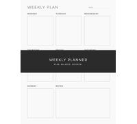 Minimalist Weekly Planner: Plan Ahead, Stay Organized and Make the Most of Every Week, 8.5 x 11 Inches, 122 Pages
