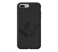 Minimalist Whale Plant Botanical Line Art Case for iPhone 7 Plus/8 Plus