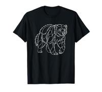Minimalist Wolverine Single Line Art Drawing T-Shirt