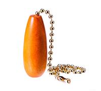 Minimalist Wooden Pull Chain Cord Handle for Toilet For Lights, Features a Convenient 35cm Length Design (Yellow)