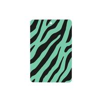 Minimalist Zebra Stripes Green Car Air Fresheners 4 Pcs Hanging Scented Cards Fragrance Scented Cards For Car Aromatherapy Tablets