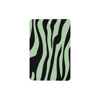Minimalist Zebra Stripes Light Celadon Car Air Fresheners 4 Pcs Hanging Scented Cards Fragrance Scented Cards For Car Aromatherapy Tablets