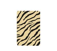 Minimalist Zebra Stripes Pale Gold Car Air Fresheners 4 Pcs Hanging Scented Cards Fragrance Scented Cards For Car Aromatherapy Tablets